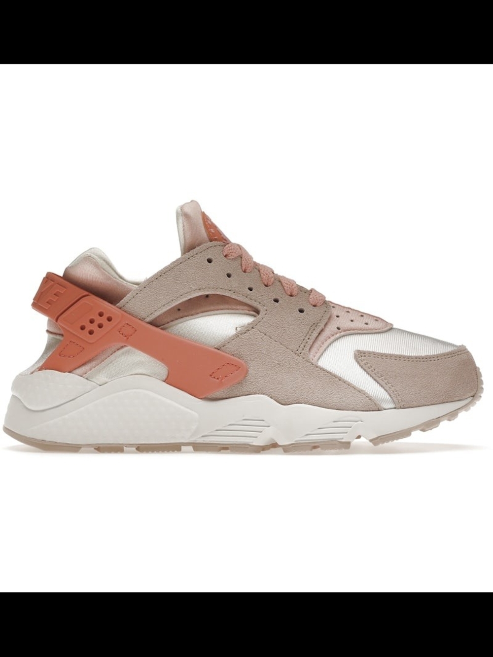 Nike Women's Huarache Athletic Sneakers in Beige, White & Coral